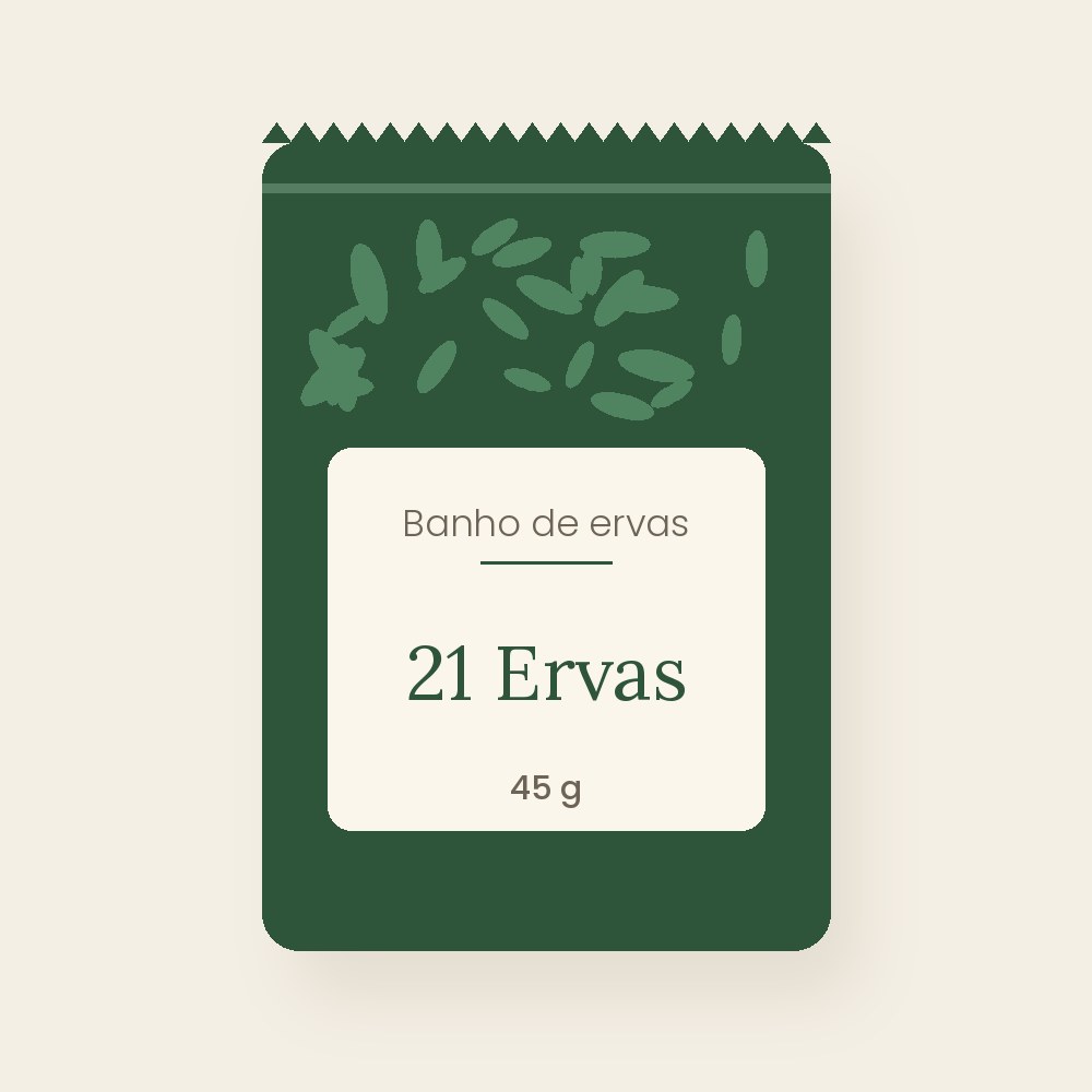 Banho de Ervas 21 Ervas