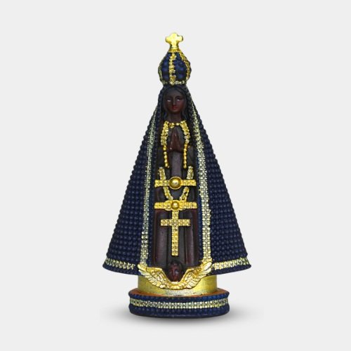 Nossa Senhora Aparecida 20 cm Pérola Azul