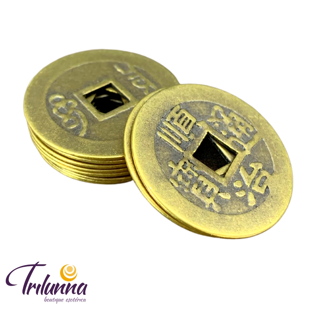 Moedas P/Feng Shui 3Cm - C/10